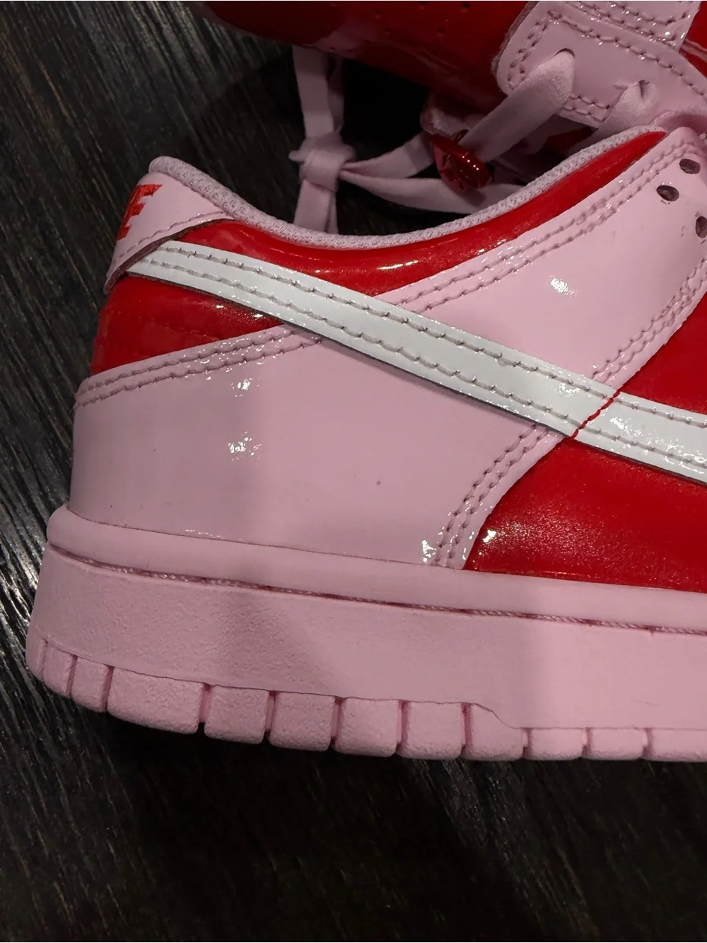 Kid's Nike Dunk Low BP Pink Foam/Summit White size 5.5Y